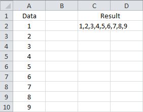 Concatenate Without a Criteria Using a Custom Function