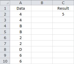Counting Unique Values - With Data Containing Numerical and/or Text Values in a One Dimensional Range