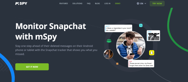 Monitor Snapchat with mSpy
