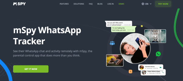 mSpy WhatsApp Tracker